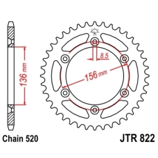 JT BAKDREV 49T - SMS125 / TC510 / TE610