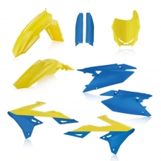 ACERBIS FULL PLASTIC KIT - RMZ250 19-24 / RMZ450 18-24   YELLOW/BLUE