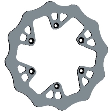 BRAKING WAVE Skive Bak 240MM. Yamaha YZ250F / YZ450F & YZ125 / YZ250 2022-