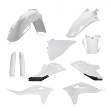 ACERBIS FULL KIT PLASTIC ACERBIS FULL KIT PLASTIC GAS GAS MC125 / MC250 / MC-F 21-22 - BLACK/WHITE