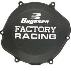 BOYESEN CLUTCH COVER, BLACK - YAMAHA YZ85 '02-22, YZ65 '18-22