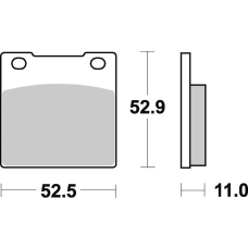 BRAKE PADS, STD. - RG250 83-86 / GSX-R750 85-88 / CB750