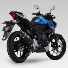 Yoshimura komplett system R-77S svart/karbon (SMC), GSX-R125/S125 2017+