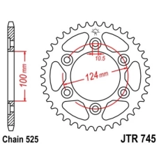 BAKDREV 38T - DUCATI 1000 SPORT GT Touring 2006- & 1000 SS 2003-2006