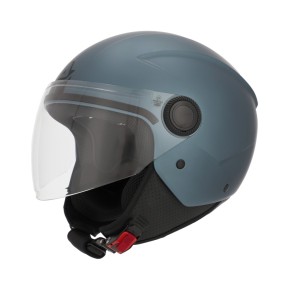 ACERBIS HELMET JET BREZZA, DARK BLUE METALLIC