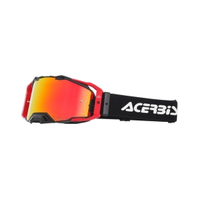 ACERBIS VULCAN MIRROR GOGGLE, BLACK/RED