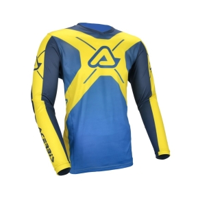 ACERBIS JERSEY MX J-TRACK INC 2.0, BLUE/YELLOW